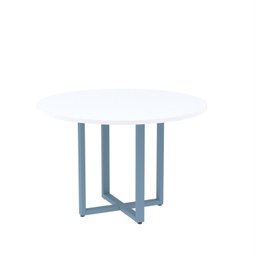 Mesa de Reunião Redonda 100cm Mrr1100p25tub - 2