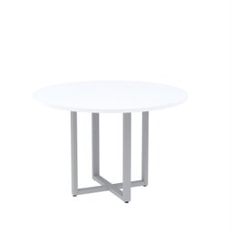 Mesa de Reunião Redonda 100cm Mrr1100p25tub - 2
