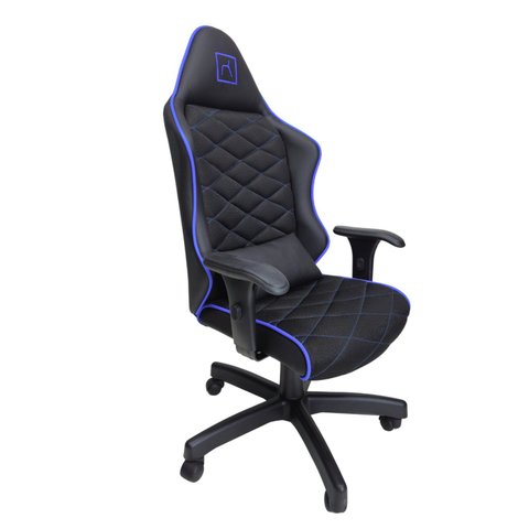 Cadeira Escritório Gamer Corino com Relax Preto/Azul