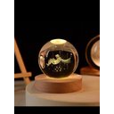 Ver imagem 3 de Luminaria de Mesa Globo de Cristal 3d Led Wari Sortidas