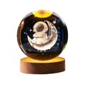 Ver imagem 2 de Luminaria de Mesa Globo de Cristal 3d Led Wari Sortidas