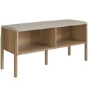 Ver imagem 3 de Sapateira Banco Hall de Entrada Pés Madeira Moss A03 Hanover Roble