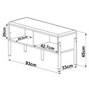 Ver imagem 5 de Sapateira Banco Hall de Entrada Pés Madeira Moss A03 Hanover Roble