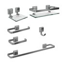 Ver imagem 1 de Kit Acessórios de Banheiro 6 Peças Luxo com Porta Shampoo