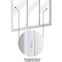 Ver imagem 7 de Porta de Alumínio de Correr Lateral 3 Folhas Móveis Vidro Temperado 235x250cm Lucasa Eccellente