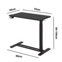 Ver imagem 4 de Mesa Lateral de Altura Ajustável 70x66cm Flexispot Grafite
