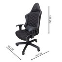 Ver imagem 3 de Cadeira Escritório Gamer Corino com Relax Preto/Cinza