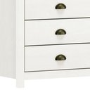Ver imagem 3 de Cômoda Topázio 8 Gavetas Branco/freijó - Finestra Móveis