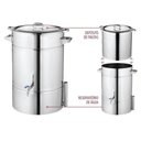 Ver imagem 2 de Suqueira Artinox 18kg 985 com Fogareiro Aço Inox