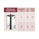 Ver imagem 3 de Suqueira Artinox 18kg 985 com Fogareiro Aço Inox
