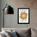 Ver imagem 2 de Quadro Decorativo Matisse - Flor Terracota 24x18cm - com Vidro:moldura Preta