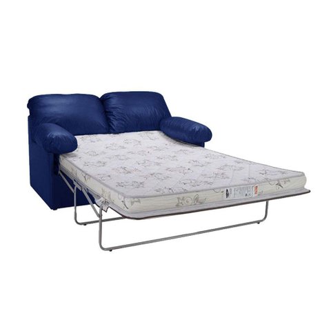 Sofá Cama Casal MH1456 Courano Azul Marinho - Herval