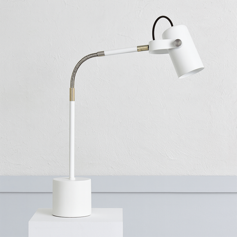 Luminária de Mesa Abajur Nelle Branco