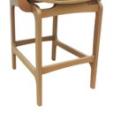 Ver imagem 7 de Banqueta Alta Bistrô Apollo com Braços Madeira Maciça Encosto Telinha Assento Anatômico Estofado Lin