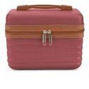 Ver imagem 5 de Conjunto de Malas + Frasqueira Polo King - 4 Peças Cor Vinho - Material em Abs - Rodinhas 360º - Lux