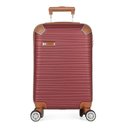 Ver imagem 2 de Conjunto de Malas + Frasqueira Polo King - 4 Peças Cor Vinho - Material em Abs - Rodinhas 360º - Lux