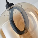 Ver imagem 2 de Lustre Pendente Nordecor Ruzo 2793 Âmbar / Preto Led Bivolt Ambar / Preto 2793