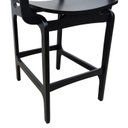 Ver imagem 7 de Banqueta Alta Bistrô Apollo com Braços Madeira Maciça Encosto Telinha Assento Anatômico Madeira