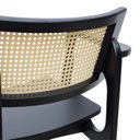 Ver mais imagens de Banqueta Alta Bistrô Apollo com Braços Madeira Maciça Encosto Telinha Assento Anatômico Madeira