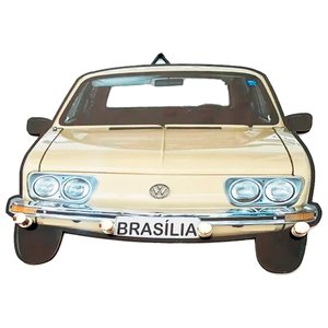 Porta Chaves de Parede Retrô Decorativo - Carro VW Brasília