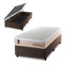 Ver imagem 1 de Cama Box Baú Solteirão Alford com Colchão Molas Ensacadas 96x203x73 Marrom