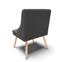 Ver mais imagens de Cadeira Sala de Jantar Pé Palito Natural Kit 2 Liz Boucle Grafite D03 - D'rossi