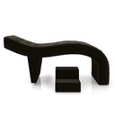 Ver imagem 6 de Maca de Estética para Massagem Cílios Fixa Lash Estofada com Escada Veludo Marrom G83 - Gran Belo Ma