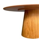 Ver imagem 4 de Mesa de Jantar Cone Oval 150x90 Cm Tampo Cinamomo Base Cinamomo