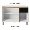 Ver imagem 5 de Balcao sem Tampo para Pia 120cm 9430 Savana Preto Mobbs