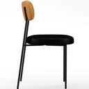 Ver imagem 7 de Kit 04 Cadeira para Sala de Jantar Melina L02 Couríssimo Preto Couríssimo Whisky - Lyam Decor