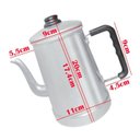 Ver imagem 2 de Bule Arary Alumínio Hotel - 1,1l Nº8