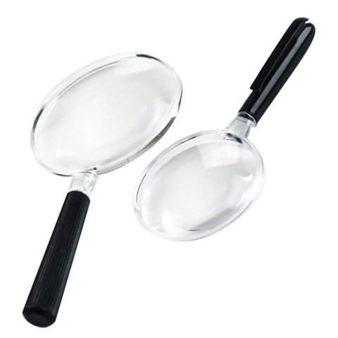 Lupa de mão aumento com 2 peças 50mm / 65mm - Starfer