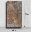 Ver imagem 2 de Revestimento Flexível Lavável Efeito Corten Autocolante - 90x60cm