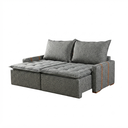 Ver imagem 3 de Sofa Orfeu 2.20 Nobly Linho Cinza