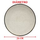Ver imagem 3 de Kit Jogo Pratos Rasos Jantar 6 Peças 6 Pessoas Unni Brisa