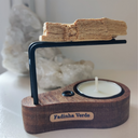 Ver imagem 2 de Palo Santo Kit Incensário Power Drops 50g Palo Santo 10 Velas Descarrego Limpeza Energetica