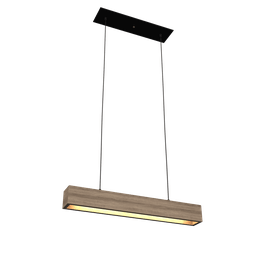 Luminaria Pendente Retangular Linear Sala Quarto 70cm - 7 Luminaria Pendente Retangular Linear Sala Quarto 70cm - 7