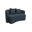 Ver imagem 5 de Sofá Decorativo Montreal 180cm Orgânico Bouclé Cinza