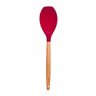 Colher de Servir Arroz Silicone com Cabo de Madeira Wellmix - 1