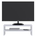 Ver imagem 7 de Kit 03 Suportes Stand Para Monitores Mesa Escritório Home Office Lap L03 Branco - Lyam Decor
