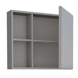 Conjunto Para Banheiro Aço Gabinete com Espelho Ameixa 60 Cozimax Argila - 4
