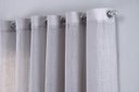 Ver imagem 2 de Cortina Linho de Gaze Cinza 280x230cm para Varão Fastlar Cortina para Varão
