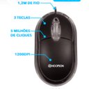 Ver imagem 3 de Kit Teclado e Mouse Básico Slim Usb C/ Fio Office Hoopson