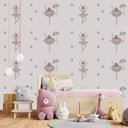 Ver imagem 3 de Papel de parede bailarina quarto de bebê menina rosa M² PP16