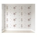 Ver imagem 1 de Papel de parede bailarina quarto de bebê menina rosa M² PP16