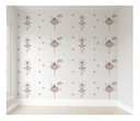 Ver imagem 1 de Papel de parede bailarina quarto de bebê menina rosa M² PP16