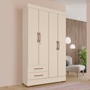 Ver imagem 1 de Guarda-Roupas Portofino 100% MDF 4 Portas 2 Gavetas