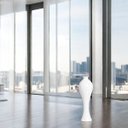 Ver imagem 4 de Vaso de Chão Branco Califórnia Grande Decoração em Cerâmica Clássica