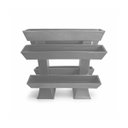 Ver imagem 6 de Kit 5 Vaso Planta Horta Grande Jardineira 1m Floreira com Suporte Polietileno