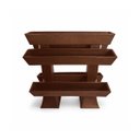 Ver mais imagens de Kit 5 Vaso Planta Horta Grande Jardineira 1m Floreira com Suporte Polietileno